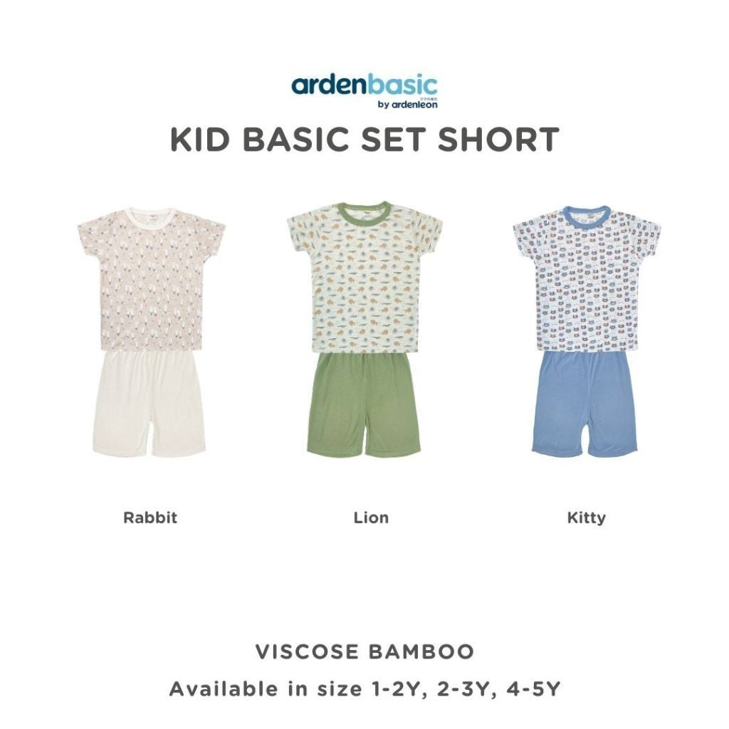 ARDENLEON ArdenBasic Kid Basic Set Short Setelan Pendek Anak