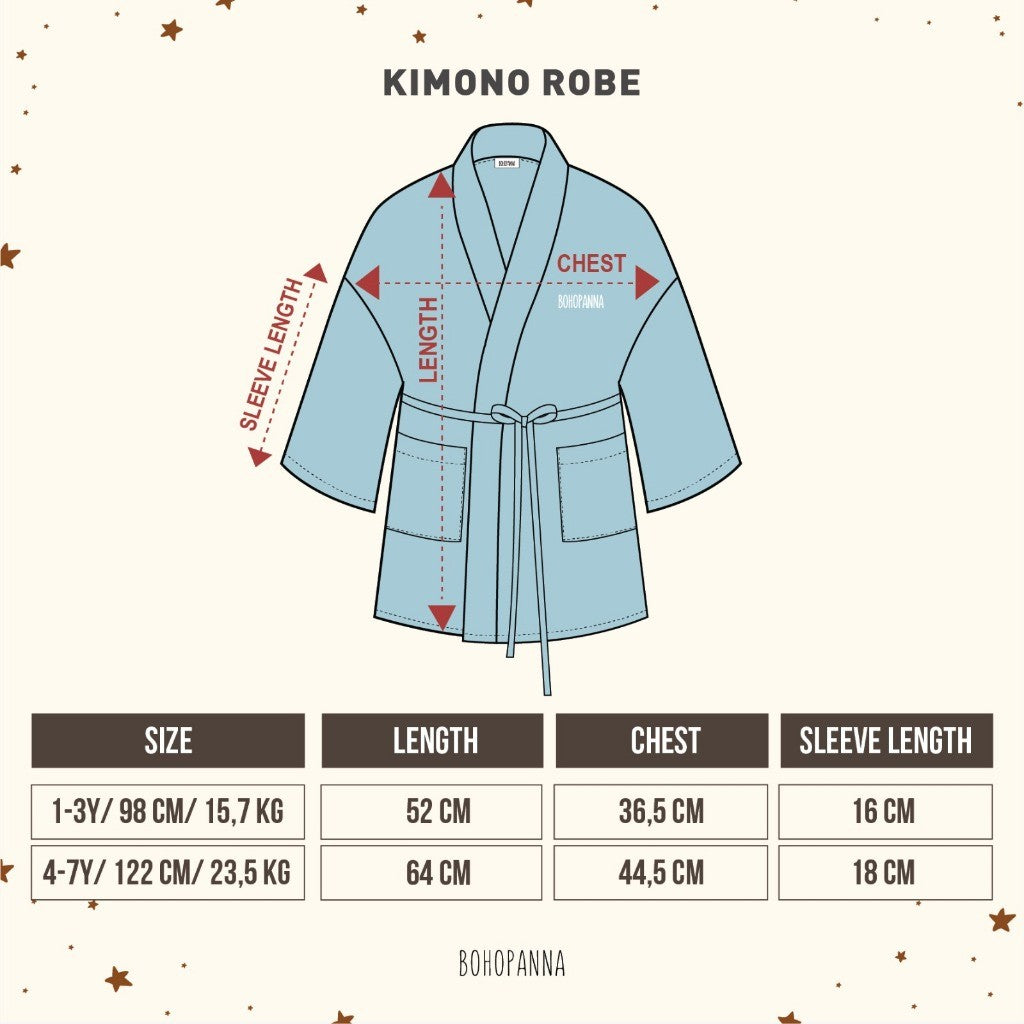 BOHOPANNA - KIMONO ROBE - Kimono - Handuk Mandi - Handuk Kimono