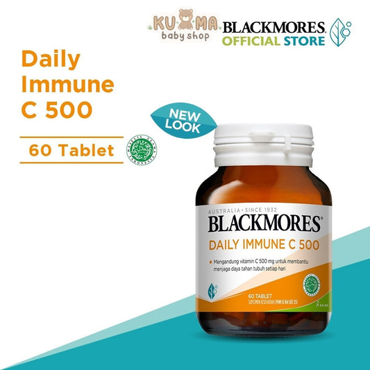 Blackmores Daily Immune C 500 (60) membantu menjaga daya tahan tubuh setiap hari