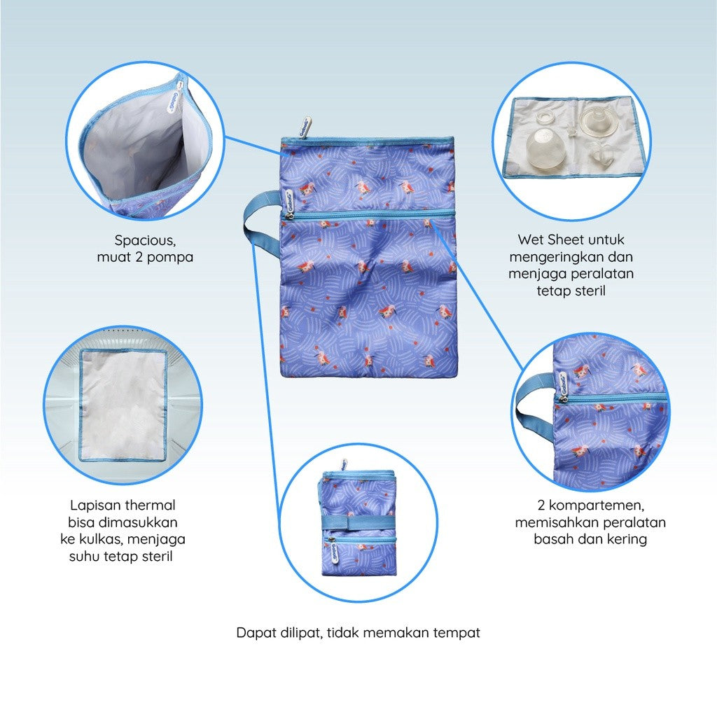 Gabag - Pombag - Bag Penyimpanan Sparepart Breastpump - Pompaasi - Handsfree Breastpump | Pompa Asi