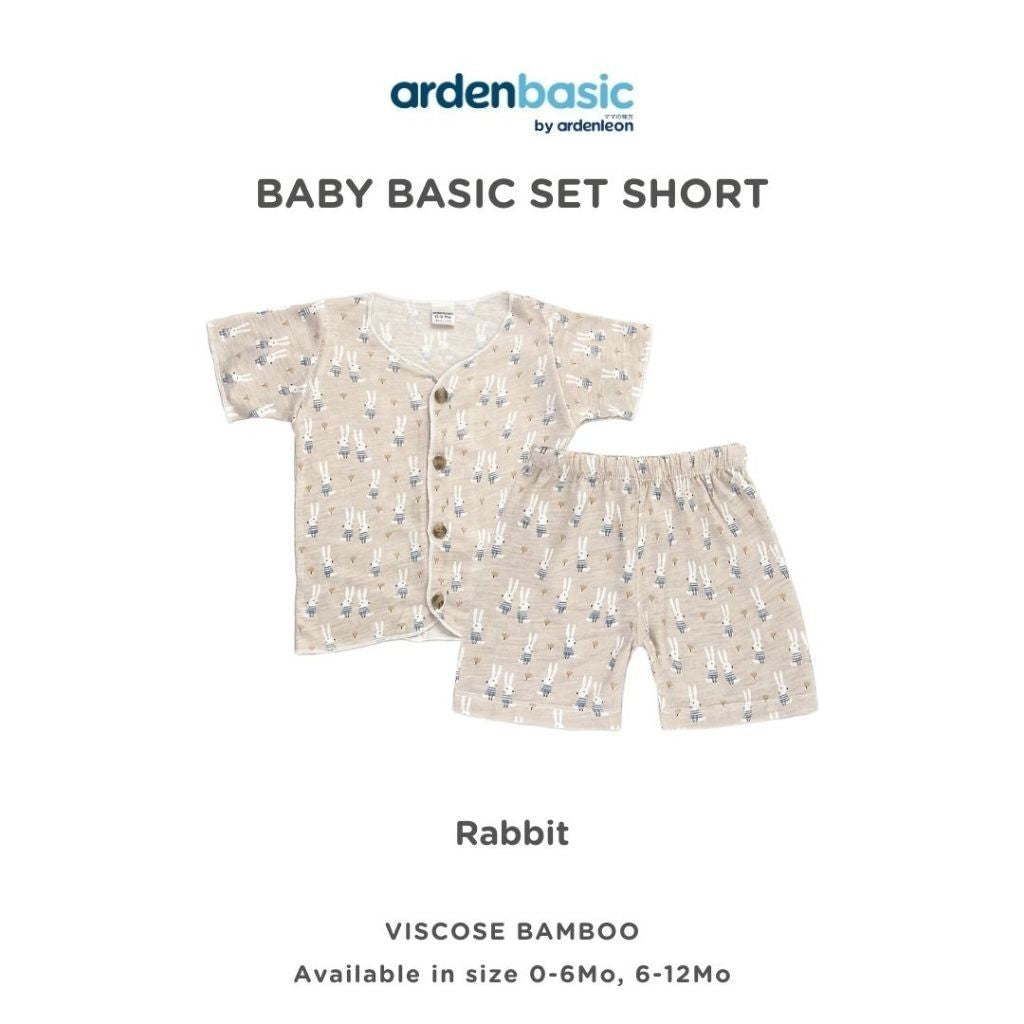 ARDENLEON ArdenBasic Baby Basic Set Short Setelan Pendek Bayi