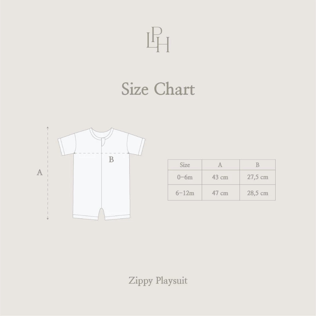 Little Palmerhaus - Zippy Playsuit (Jumper Bayi) 0-6M, 6-12M 14.0