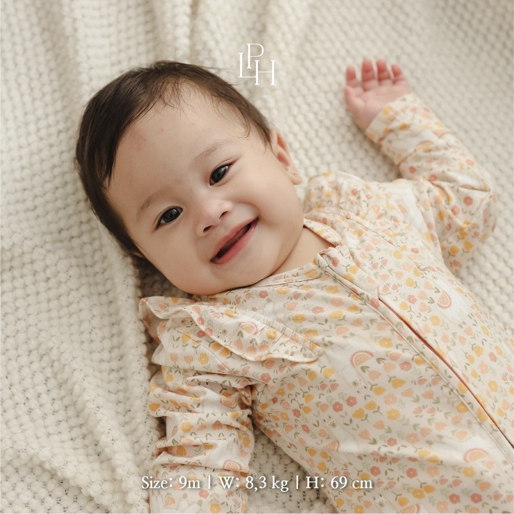 Little Palmerhaus - TENCEL™ Girl Sleepsuit (Jumper Bayi Perempuan) 4.0
