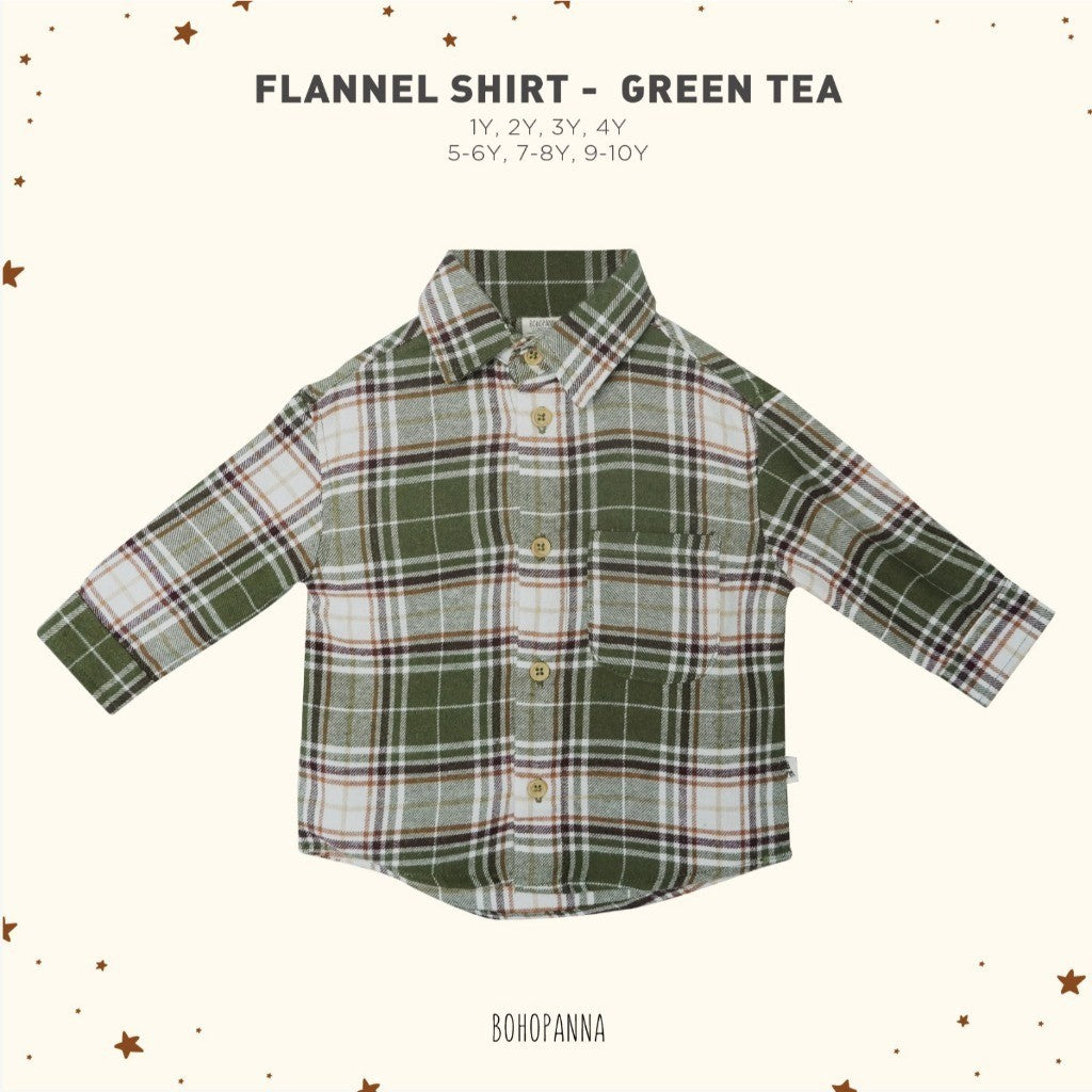 BOHOPANNA - FLANNEL SHIRT - FLANEL SHIRT - Atasan Anak Laki-Laki