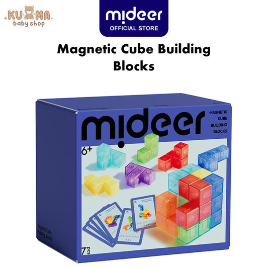 Mideer Magnetic Cube Building Blocks Mainan Edukasi Anak MD3400