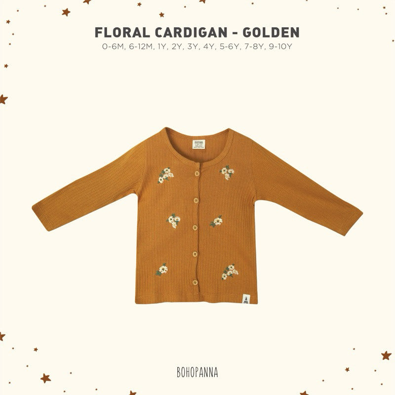 BOHOPANNA - FLORAL CARDIGAN - CARDIGAN ANAK PEREMPUAN