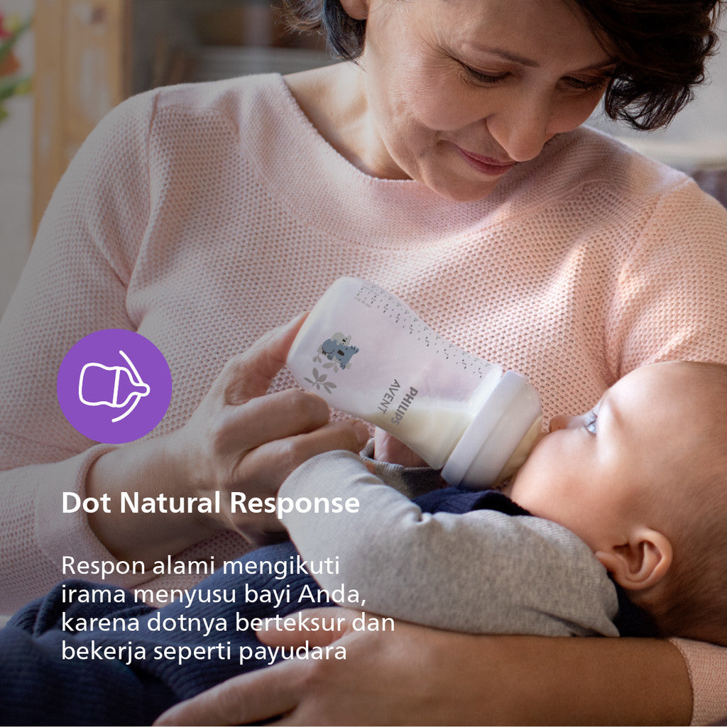 Philips Avent Bottle Natural 3.0 Deco (260ml) - Botol Susu Bayi SCY903/67