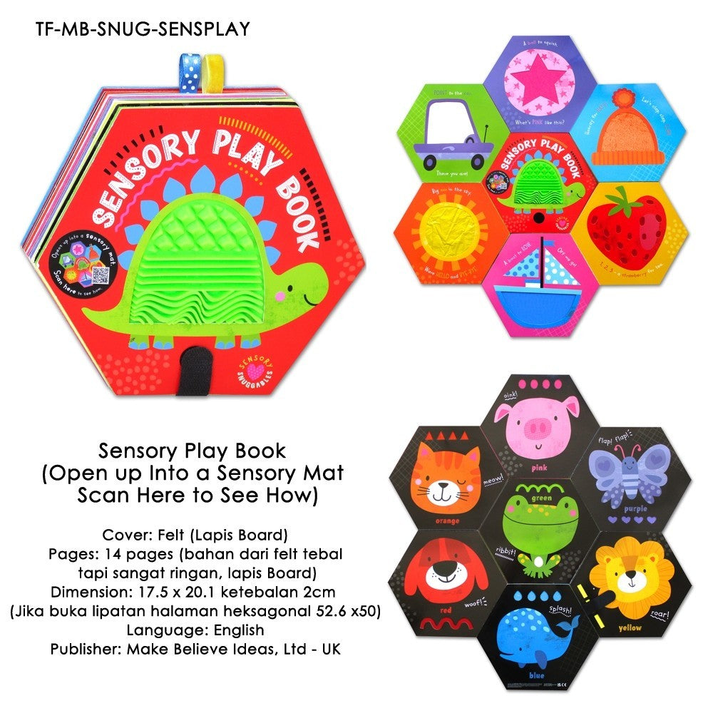 Sensory Play Book (Open up Into a Sensory Mat - Scan Here to See How) [Make Believe]