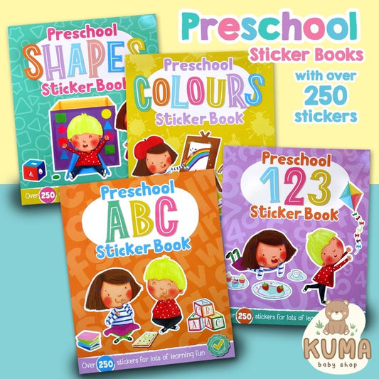 Preschool ABC/123/COLOURS/SHAPES  Sticker Book (Over 250 Sticker for Lots of Learning Fun) [Igloo Books]