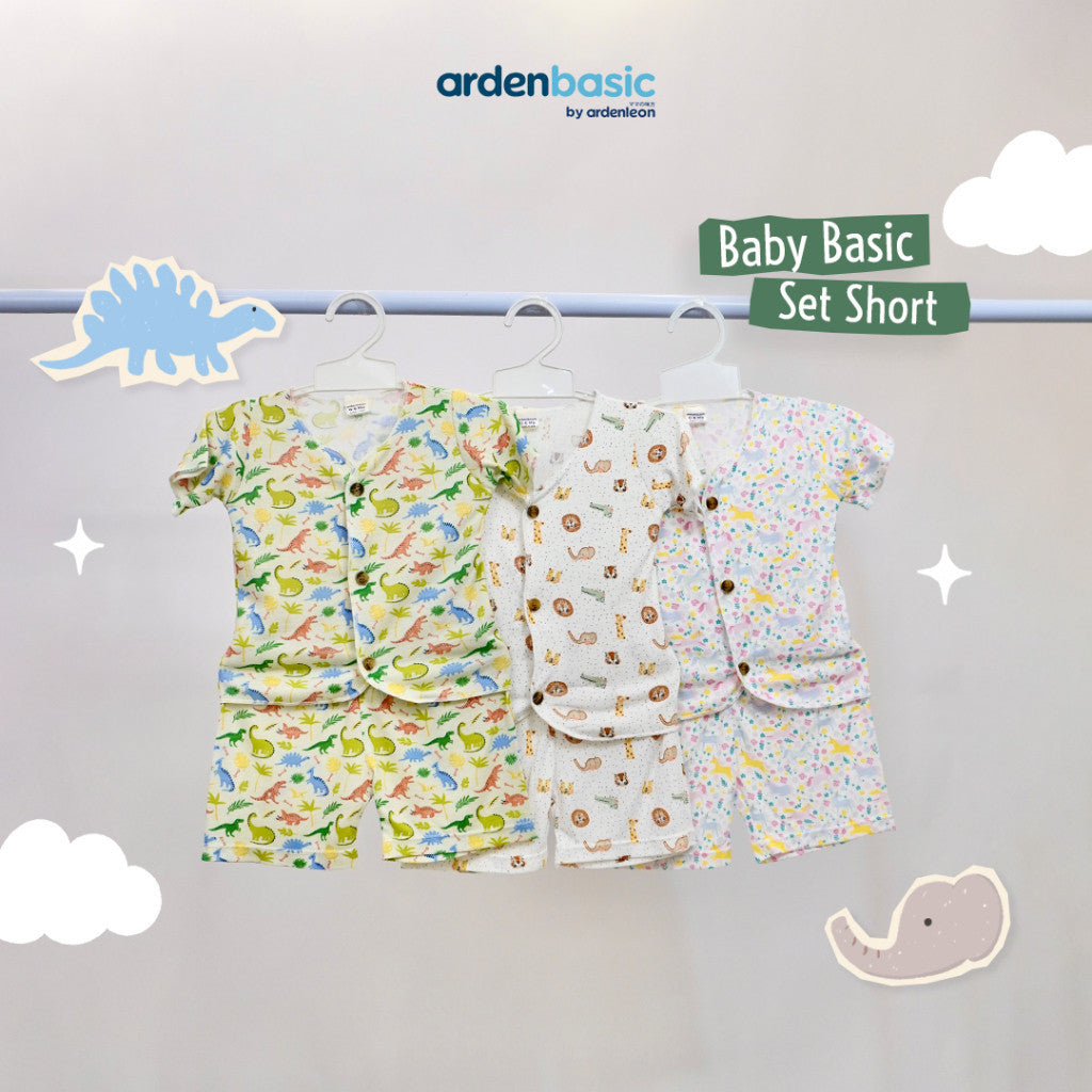 ARDENLEON ArdenBasic Baby Basic Set Short Setelan Pendek Bayi