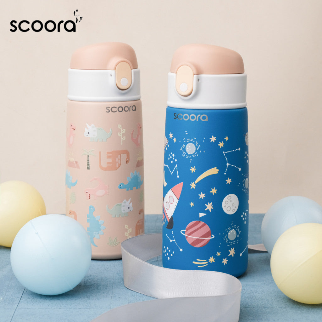 SCOORA Zoy Botol Minum Stainless Anak Dengan Sedotan