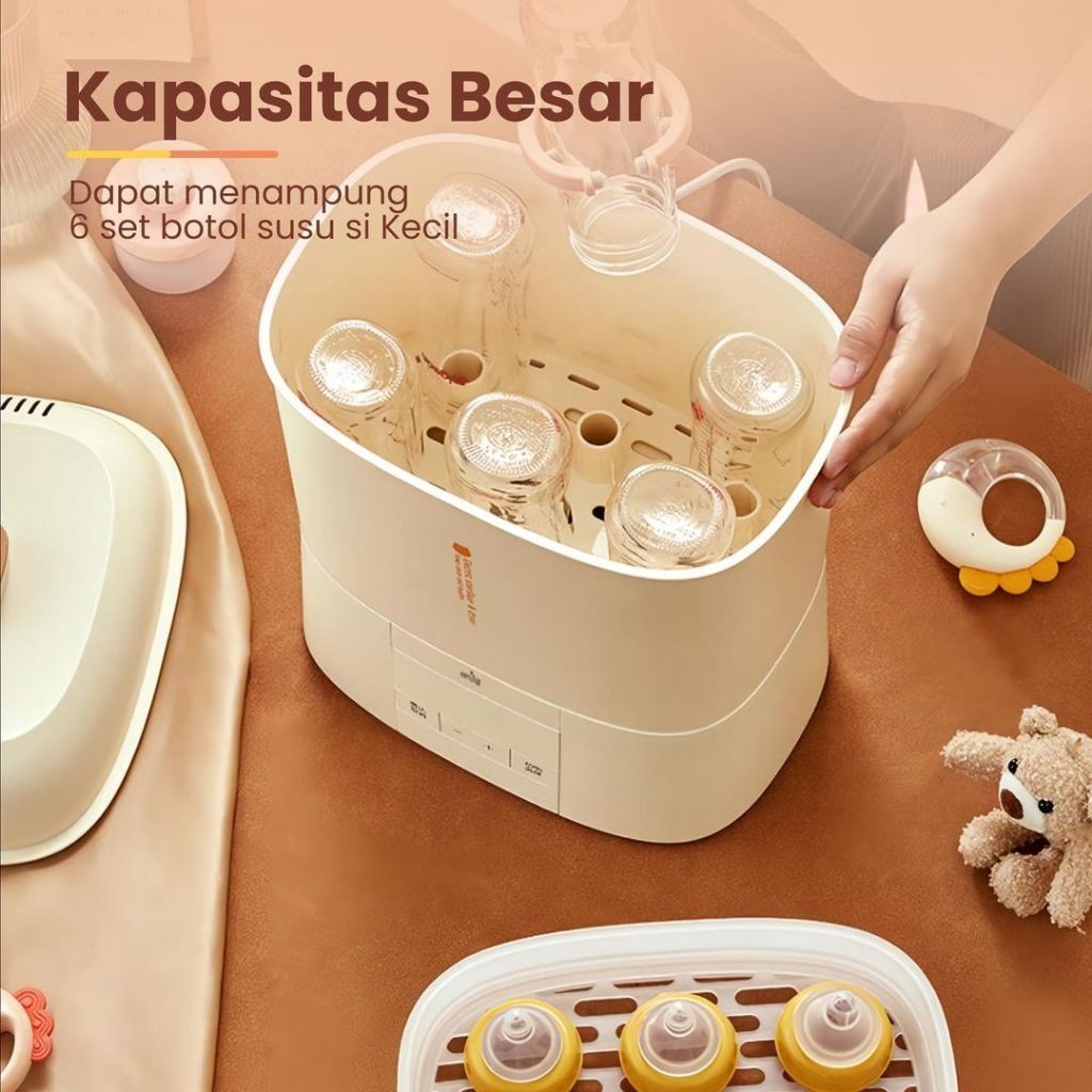 EMILY - Steam Sterillizer & Dryer Uap / Sterillizer Botol Bayi EST-19302