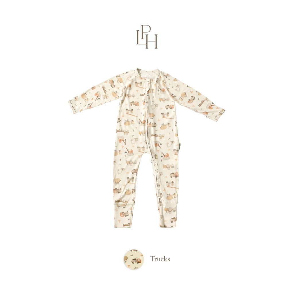 Little Palmerhaus - TENCEL™ Sleepsuit (Jumpsuit Bayi) 4.0