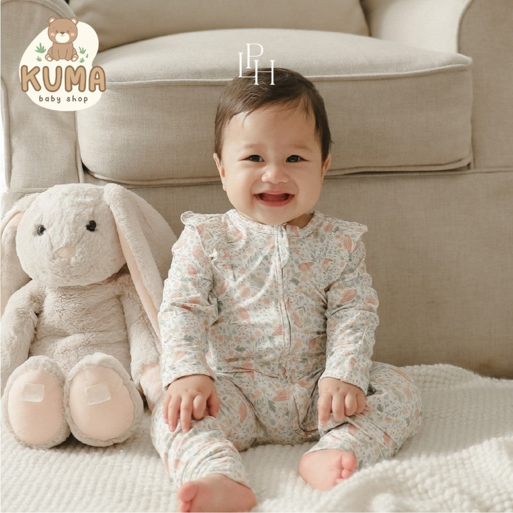 Little Palmerhaus - TENCEL™ Girl Sleepsuit (Jumper Bayi Perempuan) 4.0