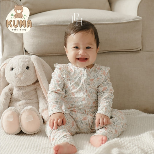 Little Palmerhaus - TENCEL™ Girl Sleepsuit (Jumper Bayi Perempuan) 4.0