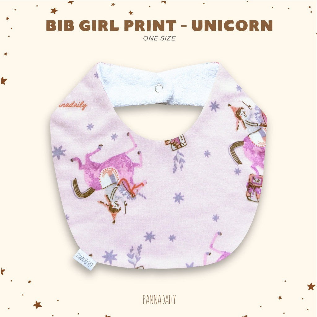 BOHOPANNA - PANNADAILY - BIB GIRL PRINT - Slabber Bayi