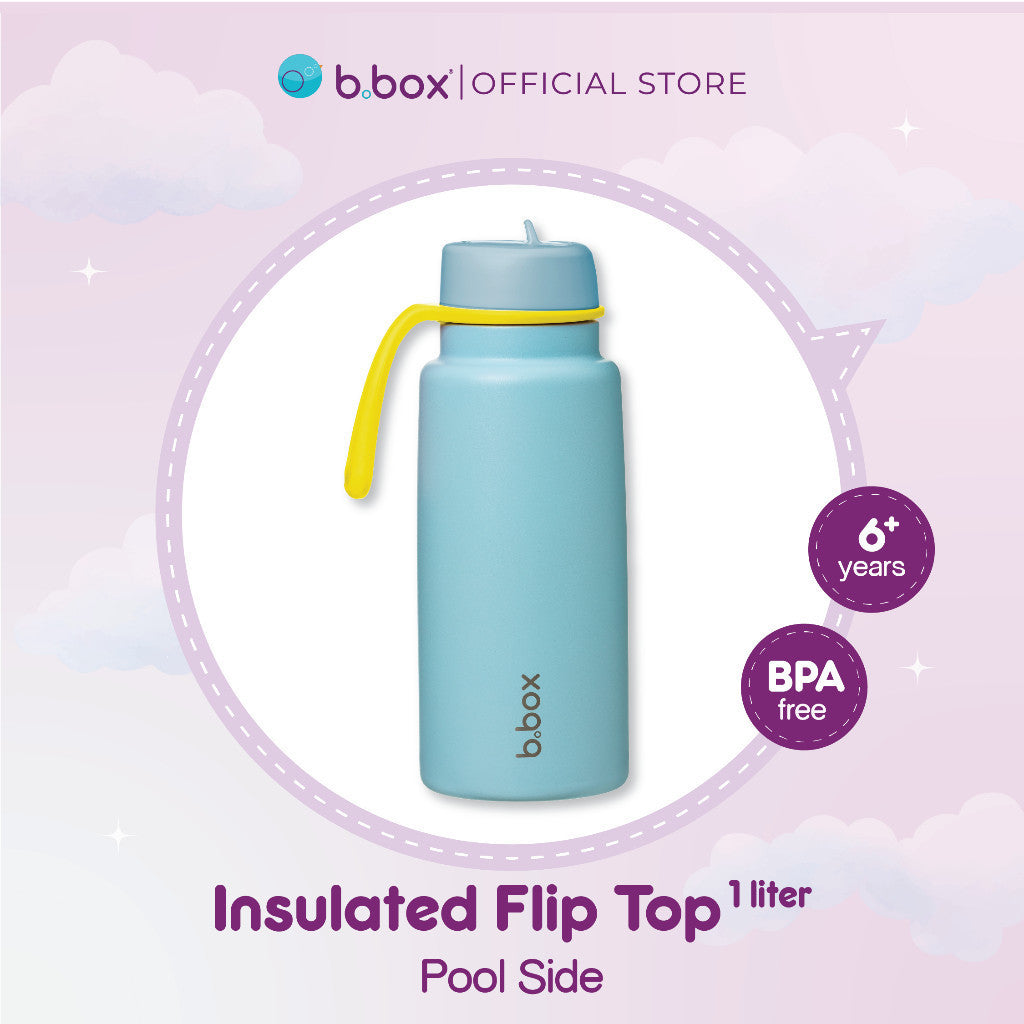 b.box Insulated Flip Top 1 Liter Bottle