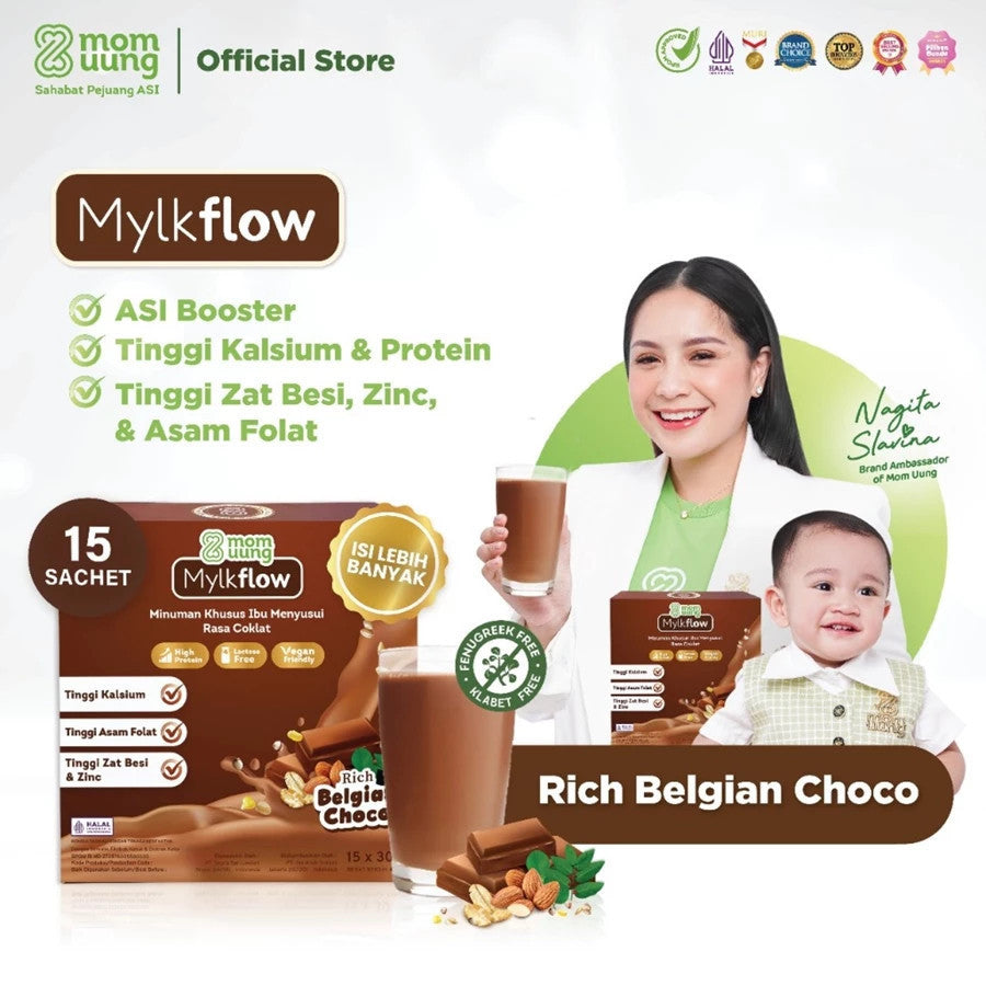 Mom Uung Susu Mylkflow Pelancar Asi 450gr I Susu Pelancar Asi 15sachet