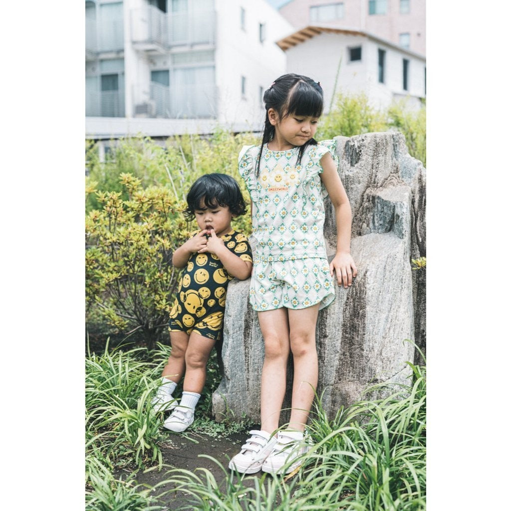 BOHOPANNA - BOHOPANNA X SMILEY - ELORA SET - Setelan Baju Anak Perempuan