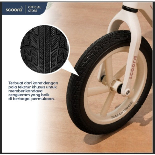 SCOORA Zeeco Push Bike Sepeda Keseimbangan Anak 2 - 5 Tahun