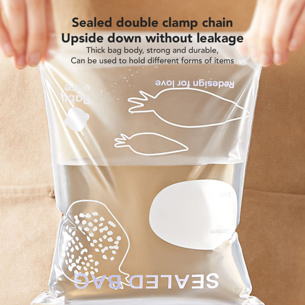 Sakumini Plastic Ziplock Bag Plastik Klip Zipper Kantong Penyimpanan Makanan