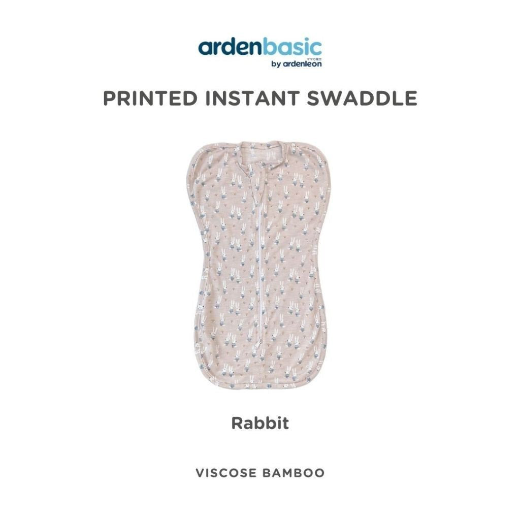 ARDENLEON ArdenBasic Printed Instant Swaddle Bedong Bayi