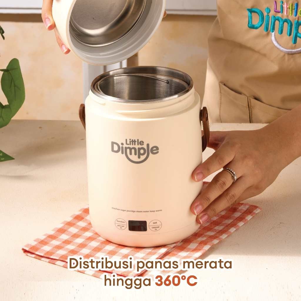 Little Dimple Mini Portable Cooker - Alat Masak Mpasi - Rice Cooker