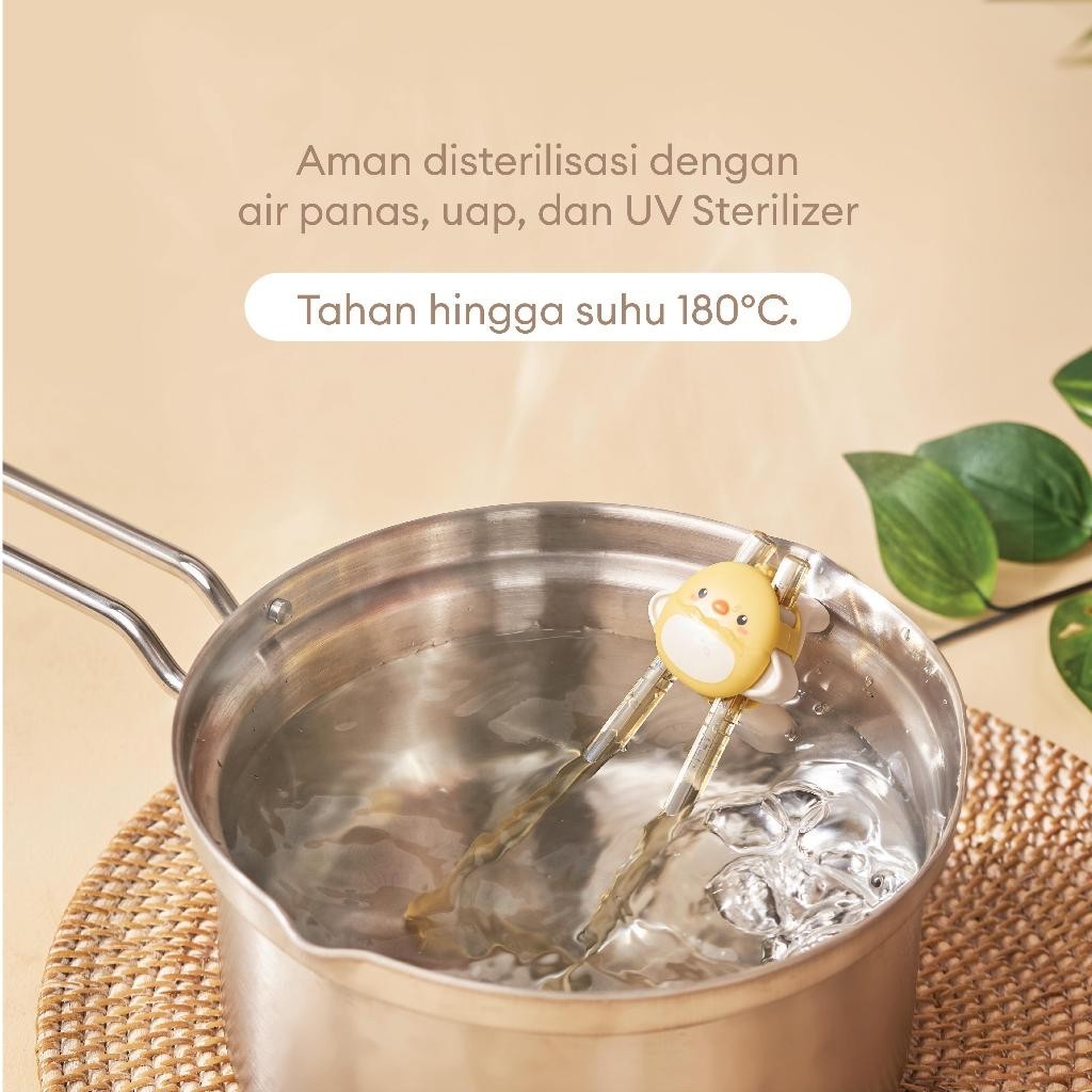 Little Dimple 3 Stages Training Chopstick - Sumpit Belajar Anak Adjustable BPA Free