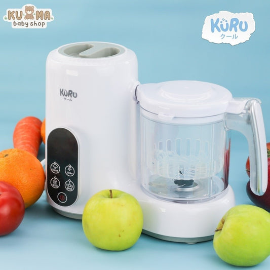 KURU  4in1 Baby Food Processor Food Maker Steamer Blender Mpasi FP5800
