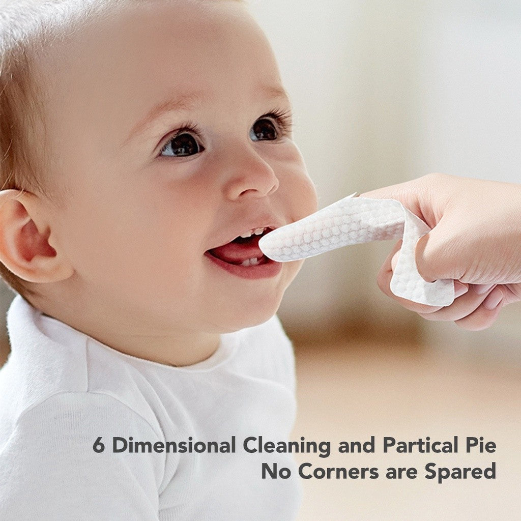 Sakumini Oral Cleaner Finger Wipes Pembersih Lidah Gigi Mulut Bayi