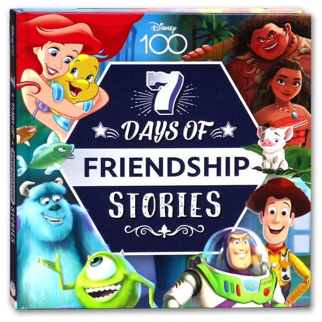 Disney 7 Days of HEROIC / MAGICAL / ANIMAL / FRIENDSHIP Stories - Story Book - Celebrating 100 Years of Disney - Disney 100 - Disney Princess - Disney Animals - Disney Hero