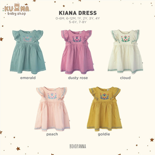 BOHOPANNA - KIANA DRESS - DRESS ANAK PEREMPUAN
