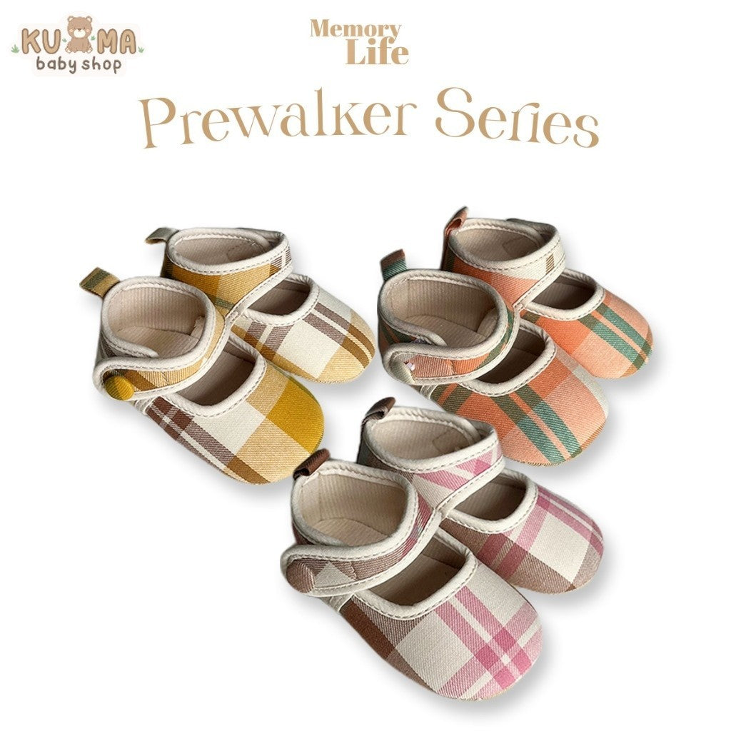 MemoryLife - Prewalker Belinda One Strap | Sepatu Prewalker Bayi Perempuan Umur 0 Bulan - 18 Bulan