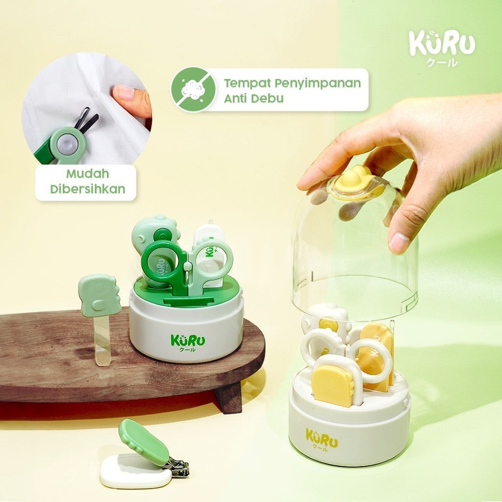 KURU Baby Nail Care Manicure Set 5in1 - Perawatan Gunting Kuku Bayi