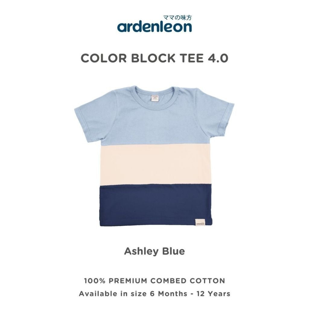 ARDENLEON Atasan Kaos Anak Color Block Tee 4.0 6 Bulan - 12 Tahun