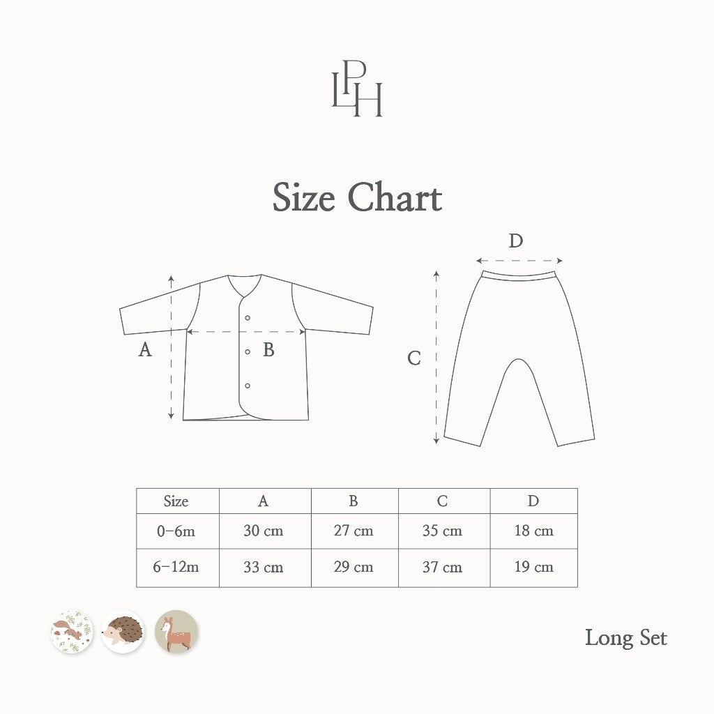 Little Palmerhaus - Little Wear Long Set 24.0 (Setelan Lengan Panjang Bayi)