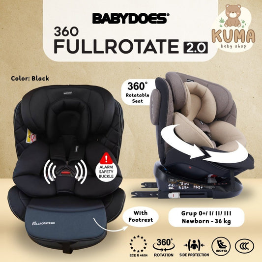 BABYDOES Full Rotate 2.0 Carseat Kursi Duduk Mobil Bayi