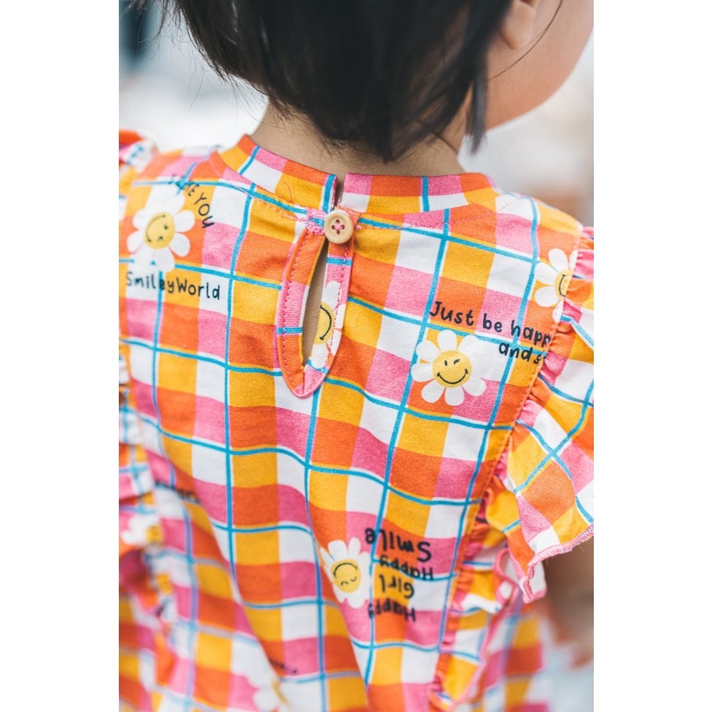 BOHOPANNA - BOHOPANNA X SMILEY - ELORA RUFFLE BODYSUIT - Jumper Bayi Perempuan