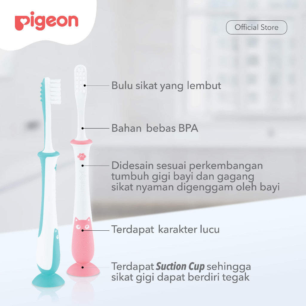 PIGEON Training Toothbrush Lesson 4 Sikat Gigi Anak
