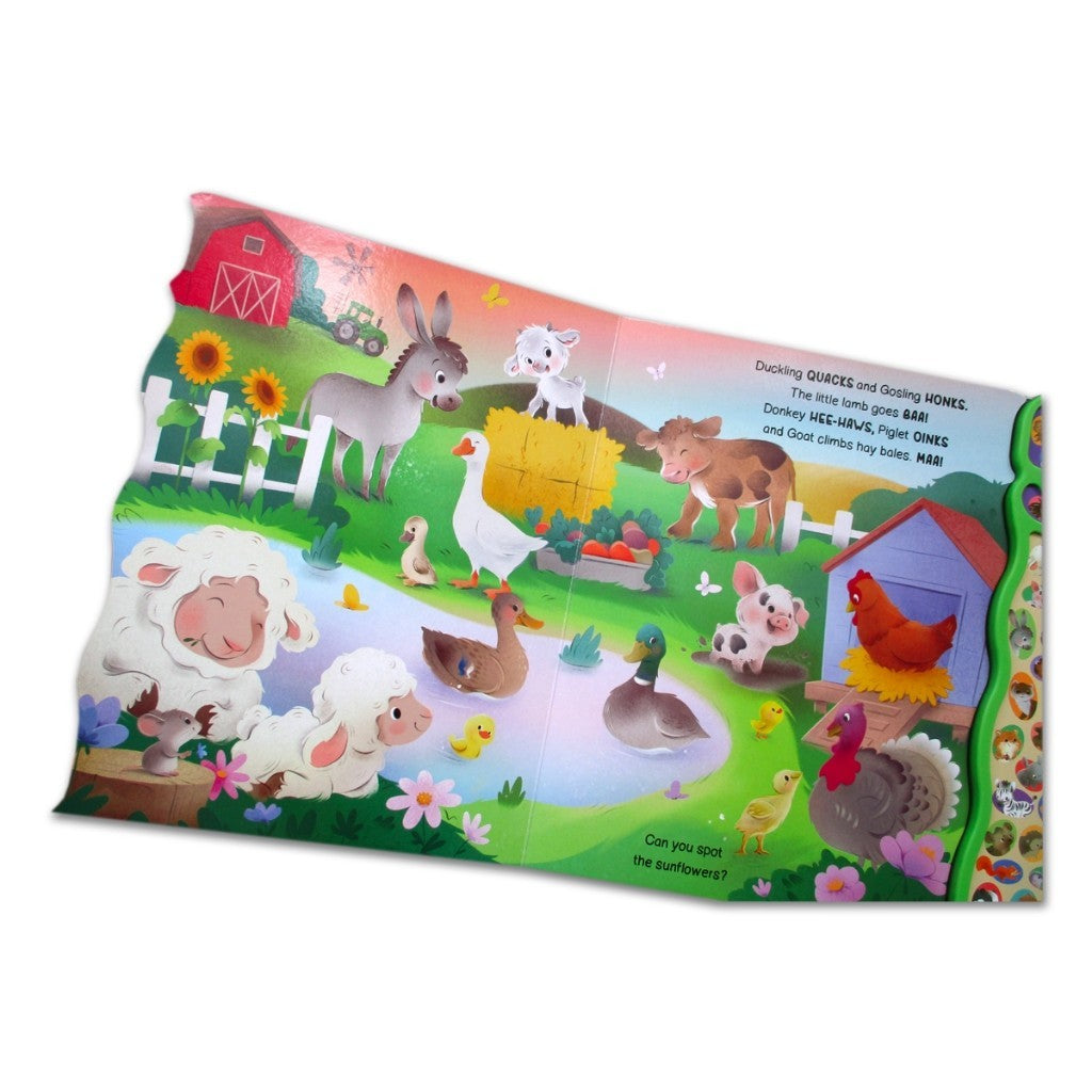 Baby Animals / Around Me Sounds Board Book With 50 Sounds! Buku Cerita Suara