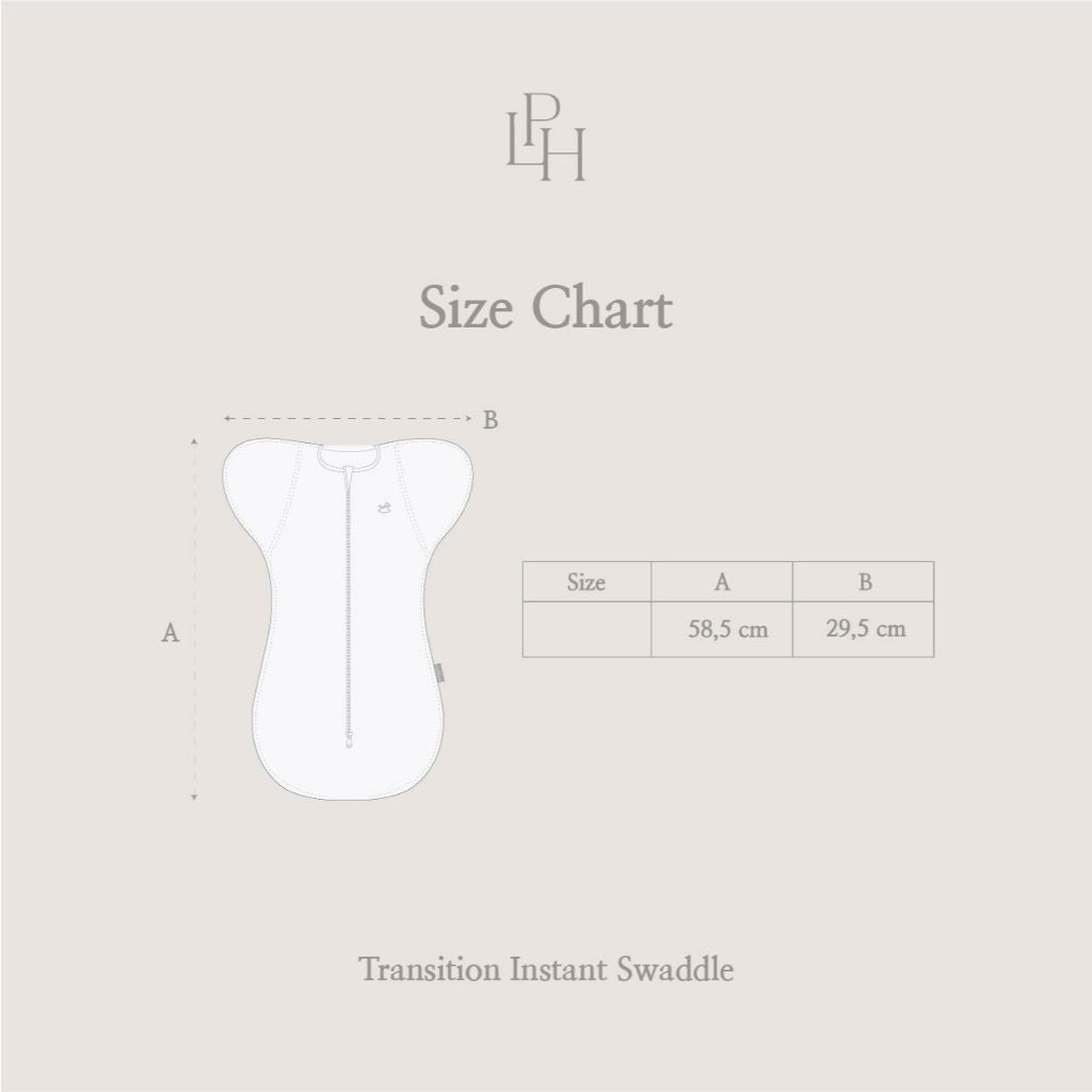 Little Palmerhaus LPH Transition Instant Swaddle Bedong Instan Bayi Unisex 14.0