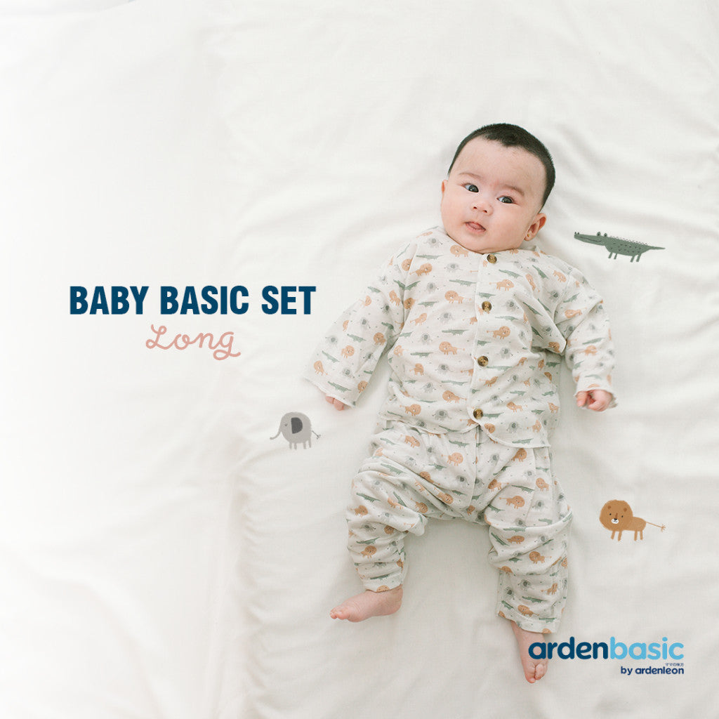 ARDENLEON ArdenBasic Baby Basic Set Long Setelan Panjang Bayi