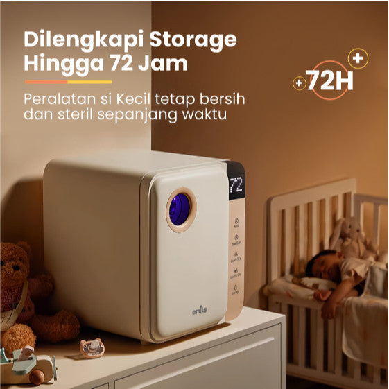 Emily UV Sterillizer & Dryer 25L 150W Sterillizer Baby / Sterillizer Botol Bayi Pengering Alat Bayi EST 19605