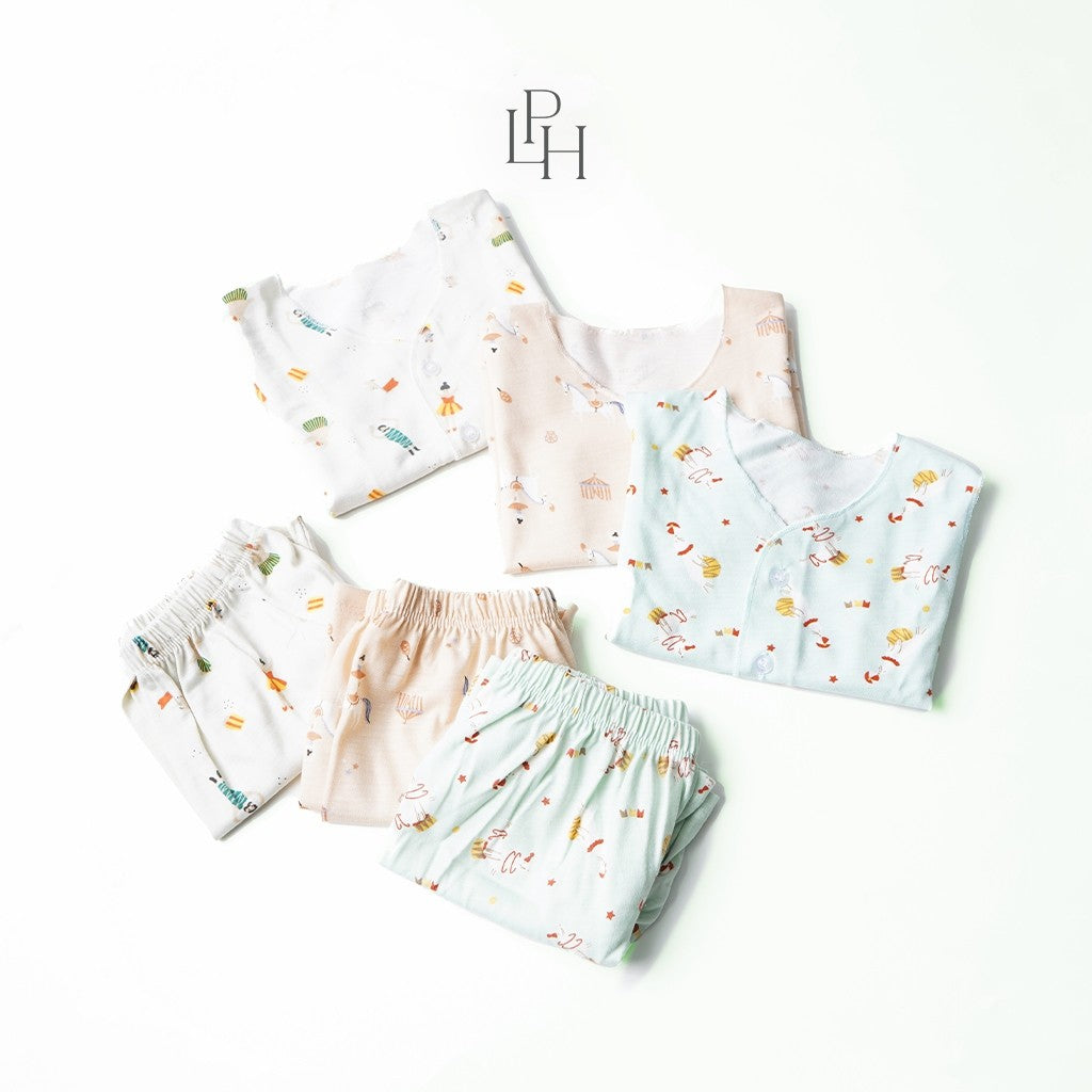 Little Palmerhaus - Little Wear Short Set 26.0 (Setelan Bayi Lengan Pendek)