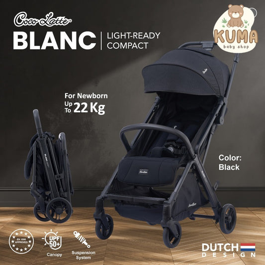 COCOLATTE Blanc Stroller Compact Light Autofold