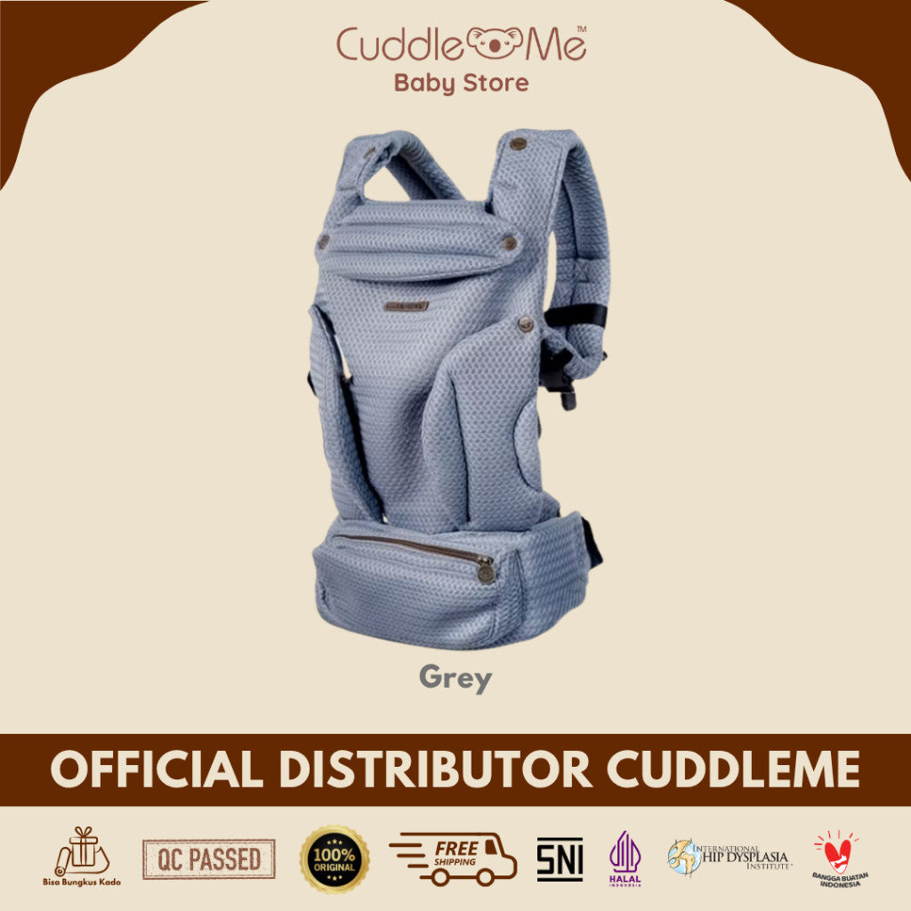 CuddleMe Wingme Carrier Premium Gendongan Depan Non Hipseat Newborn Baby Toddler SSC M Shape Adjustable 5 Posisi Bayi Balita Wing Me Cuddle Me VS Ultimo
