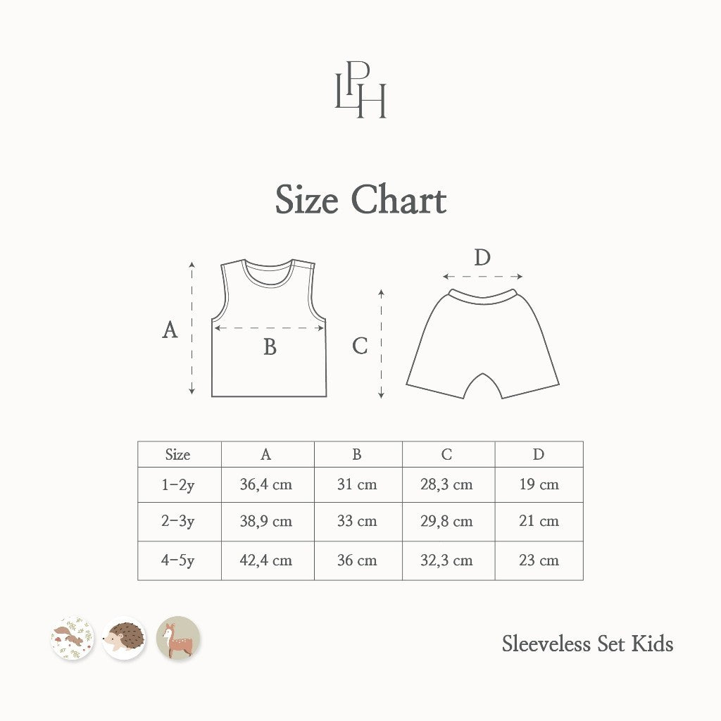 Little Palmerhaus - Little Wear Kids Sleeveless Set 24.0 (Setelan Anak Lengan Buntung)