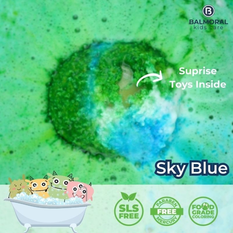 Balmoral Kids Sensory Bath Bombs Earth Series With Surprise Toys Colorful Scent