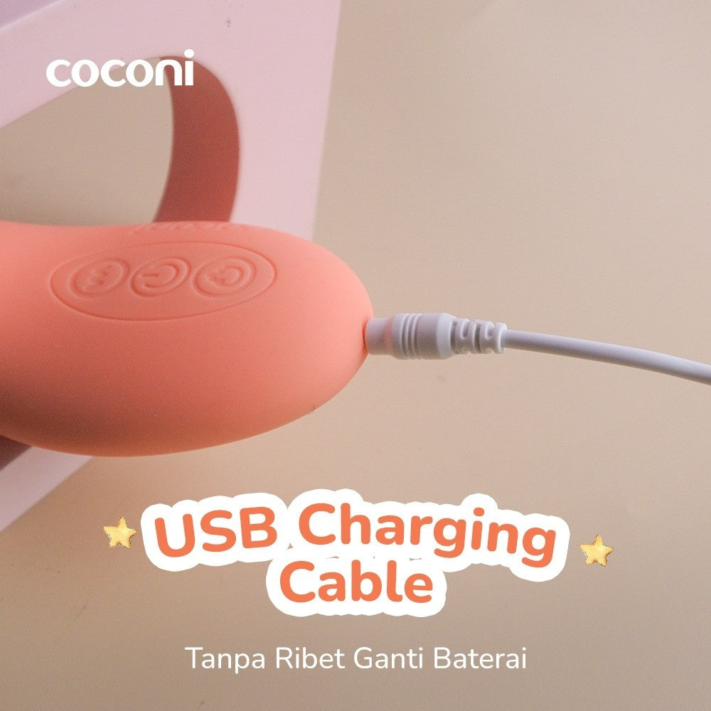 Coconi Warming Lactation Massager | Alat Pijat Laktasi ASI dengan Penghangat dan Getaran, Lancarkan ASI Tersumbat