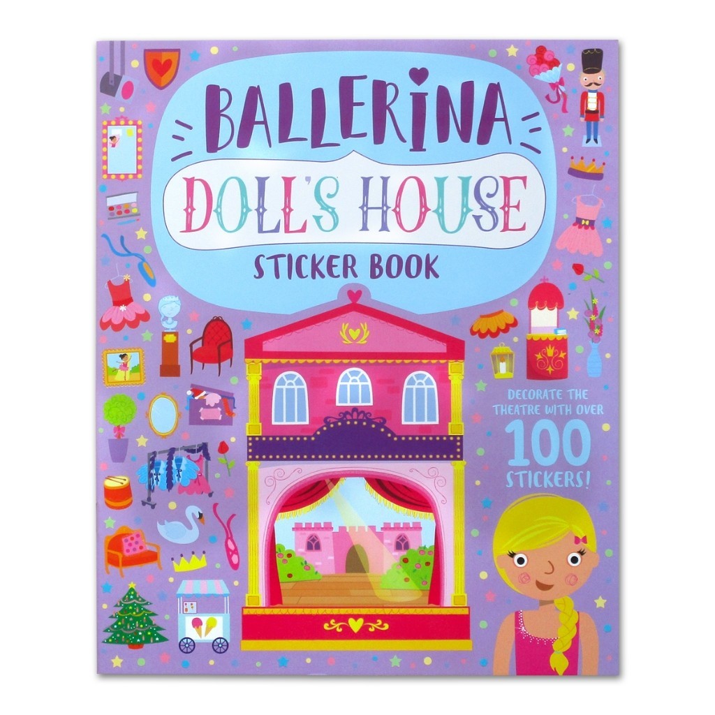 Mermaid/Ballerina/Fairy/Princess Doll's House Sticker Book (Decorate The Palace With Over 100 Stickers!) [Igloo Books]